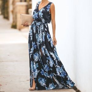 Floral Print Maxi Dress
